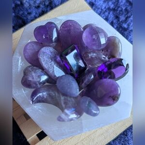 💜✨Ultimate Tranquility ☪️ Dream Amethyst AA Purple Fluorite Quartz Jewel Bowl